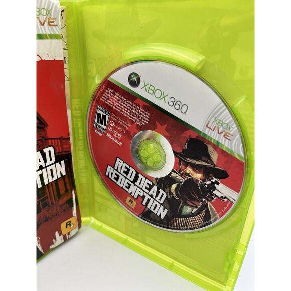 Red Dead Redemption (Microsoft Xbox 360, 2010) CIB complete Xbox + MAP - Picture 5 of 9